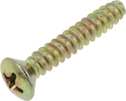 Produktbild: Fendt Blechschraube DIN 7983 4,2 x 25 mm, Stahl, verzinkt gelb (A3L), Linsensenkkopf