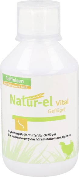 Produktbild: Natur-el Vital Geflügel kann den Befall mit Endoparasiten bei Hühnern erschweren (vormals Ascarom) 250 ml