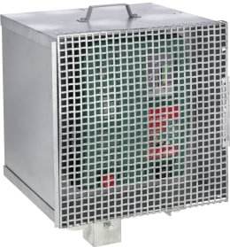 Produktbild: Ako Tragebox 375 x 375 x 335 mm elektrifizierbar, absperrbar, für Weidezaungeräte bis max. B x H x T