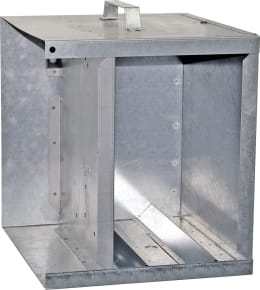 Produktbild: Ako Tragebox 375 x 375 x 335 mm offen, für Weidezaungeräte bis max. B x H x T 365 x 110 x 370 mm