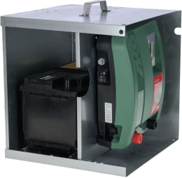 Produktbild: Ako Tragebox 375 x 375 x 335 mm offen, für Weidezaungeräte bis max. B x H x T 365 x 110 x 370 mm