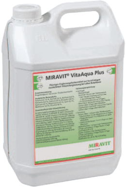 Produktbild: MIRAVIT® VitaAqua Plus zur Ergänzung von Vitaminen und Spurenelementen bei erhöhtem Vitaminbedarf in