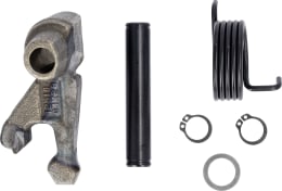 Set: Fendt Hebel für automatische Anhängekupplung Rockinger für Anhängesicherung