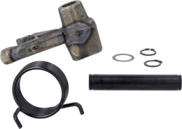 Set: Fendt Hebel für automatische Anhängekupplung Rockinger für Anhängesicherung