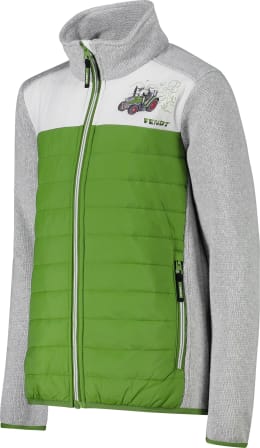 Produktbild: Fendt Hybridjacke Kinder Gr. grau, grün, weiß, von CMP