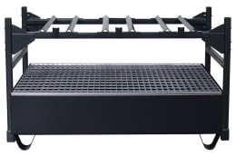 Produktbild: SAMOA® Fassregal mit Auffangwanne SAF-2 41400