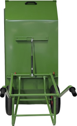 Produktbild: Growi® Kippkuli 450 l, Metall, pulverbeschichtet, kippbar, 10600