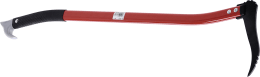 Produktbild: Stubai Handsappie Stiel Aluminium, geschweift, Haltegummi, Abgleitschutz 900 mm, geschliffene Spitze, gezahnt