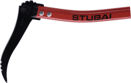 Produktbild: Stubai Handsappie Stiel Aluminium, geschweift, Haltegummi, Abgleitschutz 900 mm, geschliffene Spitze, gezahnt