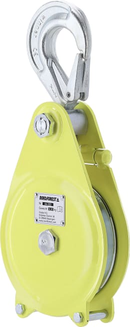 Produktbild: Umlenkrolle SRL-K Nutz-/Zuglast 8 t/4 t, Ø Seil max. 14 mm