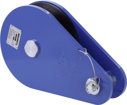 Produktbild: Nordforest Umlenkrolle FTF 6,0 in Blau mit Seilrolle für Forstseilwinden, max. 6,0 t Zugkraft