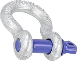 Produktbild: Schäkel 1,50 t, Ø Bolzen 13 mm, Lichte Weite 13 mm, hochfest