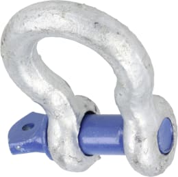Produktbild: Schäkel 2,00 t, Ø Bolzen 16 mm, Lichte Weite 21 mm, hochfest