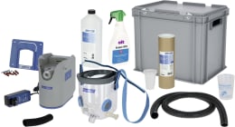 Produktbild: hippomed Ultraschall-Inhalator AirOne Flex Akku-Betrieb, mit Warmblut-Inhalationsmaske