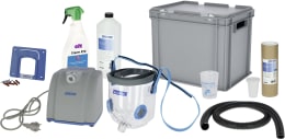 Produktbild: hippomed Ultraschall-Inhalator AirOne 230 V-Betrieb, mit Warmblut-Inhalationsmaske
