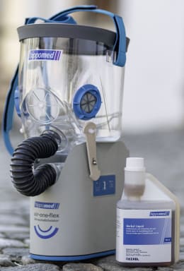 Produktbild: hippomed Inhalationsmittel für Ultraschall-Inhalator AirOne, AirOne Flex, 500 ml