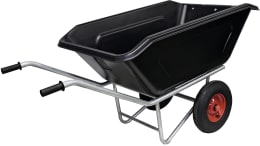 Produktbild: Growi® Schubkarre Compactkarre Mulde 350 l, PE (Polyethylen) 2-Rad
