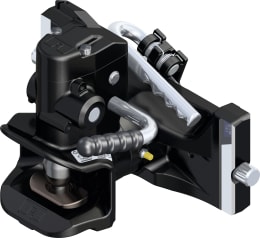 Produktbild: Rockinger Zugmaul RO865D automatisch ohne Sicherheitssensor, mit Adapterplatte, 312/22/30 mm, Ø Bolzen 38 mm