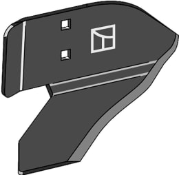 Produktbild: Industriehof® Winkelmesser rechts 120 mm, für Hackgerät Einböck, Stiel 35 x 11 mm, 1.10.1196