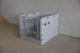 Lifestyle: KERBL Kälberbox modular Einzelbucht wandständig, Liegefläche pro Bucht 160 x 115 cm, 14627