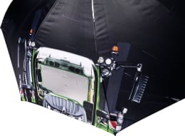 Produktbild: Fendt Regenschirm 130 cm von FARE®, mit Sichtfenster Fendt Gen7 und Öffnungsautomatik