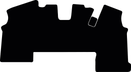 Produktbild: Fußmatte Velours schwarz, für JCB Traktor Fastrac Icon 4000, 8000