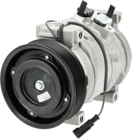 Produktbild: Fendt Klimakompressor 12 V, Ø Riemenscheibe 125 mm, für Traktor Vario 300, 800, 900, 1000