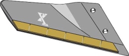 Technische Zeichnung: Industriehof® Scharflügel eXtreme® CARBIDE LINE rechts 480 mm, hartmetallbeschichtet