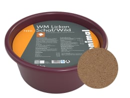 Produktbild: Bonimal FEED WM Lickan Schaf/Wild Mineralfutter für Schafe, Ziegen und Schalenwild Leckmasse Leckschale