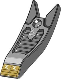 Produktbild: Industriehof® Scharspitze eXtreme® Carbide Line 275 x 80 mm, hartmetallbeschichtet