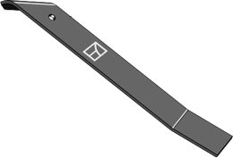 Produktbild: Industriehof® Ersatzmesser 468 x 60 x 6 mm für Messeregge Kerner FP 6530, 312-IND-013101