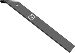 Produktbild: Industriehof® Ersatzmesser 468 x 60 x 6 mm, gerade, für Messeregge Kerner FP 6530