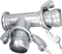 Produktbild: BAUER T-Stück S21 Stahl, verzinkt