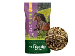Produktbild: St. Hippolyt Glyx-Wiese Seniorfaser mit Öl und Kräutern für ältere Pferde