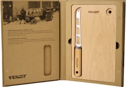 Produktbild: Fendt Schneidebrett 260 x 15 x 160 mm Buchenholz, mit Messer