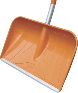 Produktbild: Cemo Schneeschieber 560 x 360 mm, mit D-Griff und doppelt gebogenem Stiel, aus GFK
