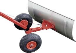 Produktbild: Cemo Schneeschieber 740 x 900 x 1.100 mm mit beweglicher Schubdeichsel und Luftbereifung