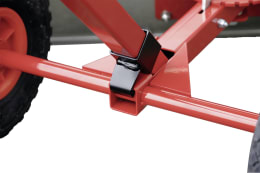 Produktbild: Cemo Schneeschieber 740 x 900 x 1.100 mm mit beweglicher Schubdeichsel und Luftbereifung