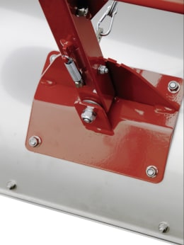 Produktbild: Cemo Schneeschieber 740 x 900 x 1.100 mm mit beweglicher Schubdeichsel und Luftbereifung