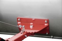 Produktbild: Cemo Schneeschieber 740 x 900 x 1.100 mm mit beweglicher Schubdeichsel und Luftbereifung
