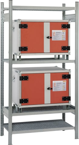 Produktbild: Cemo Regal 106 x 200 x 53,5 cm, für Akku-Lager- und Ladeschrank 8/5