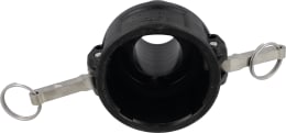 Produktbild: Agrotop Schnellkupplung Kupplung 3, Schlauchstutzen 60 mm Muffe mit Schlauchtülle, Edelstahlhebel, 10450