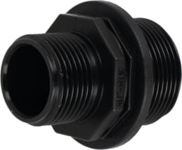 Produktbild: Agrotop Reduzierstück schwarz mit beidseitigem Außengewinde G 1/2" auf G 1/4