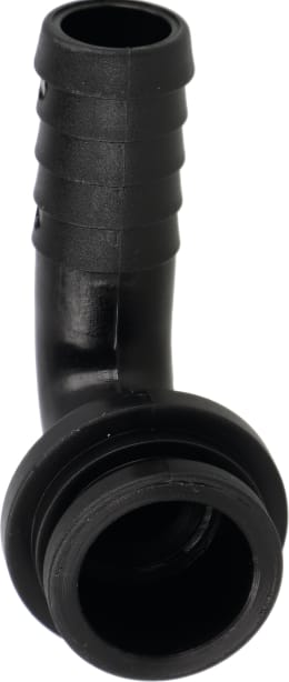 Produktbild: Agrotop Schlauchanschluss Ø Tülle 15 mm 90 ° gebogen, für Überwurfmutter/O-Ring G 1 IG BSP, 10659