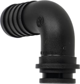 Produktbild: Agrotop Schlauchanschluss Ø Tülle 25 mm 90 ° gebogen, für Überwurfmutter/O-Ring G 1 IG BSP, 10661