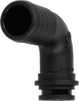 Produktbild: Agrotop Schlauchanschluss Ø Tülle 25 mm 90 ° gebogen, für Überwurfmutter/O-Ring G 1 IG BSP, 10661