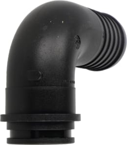 Produktbild: Agrotop Schlauchanschluss Ø Tülle 38 mm 90 ° gebogen, für Überwurfmutter/O-Ring G 1 1/2 IG BSP, 10670
