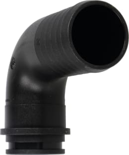Produktbild: Agrotop Schlauchanschluss Ø Tülle 38 mm 90 ° gebogen, für Überwurfmutter/O-Ring G 1 1/2 IG BSP, 10670