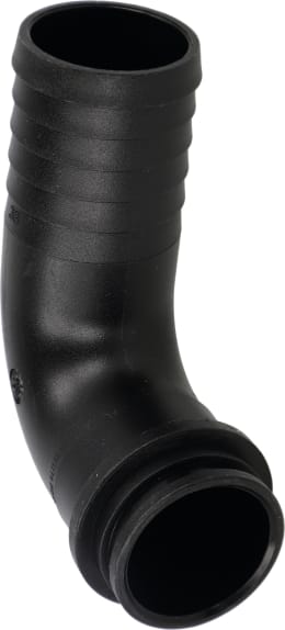 Produktbild: Agrotop Schlauchanschluss Ø Tülle 38 mm 90 ° gebogen, für Überwurfmutter/O-Ring G 1 1/2 IG BSP, 10670
