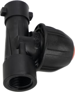 Produktbild: Agrotop Düsenhalter für 1 Düse Bajonett, G 3/8 IG (Eingang), mit Membran-Tropfstopventil, Kunststoff, 005402285